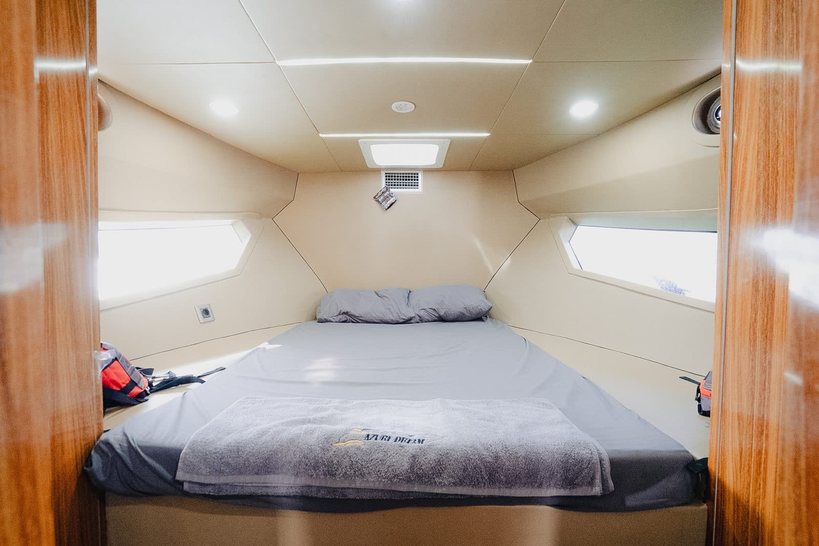 Azure Dream private cabin with double bed